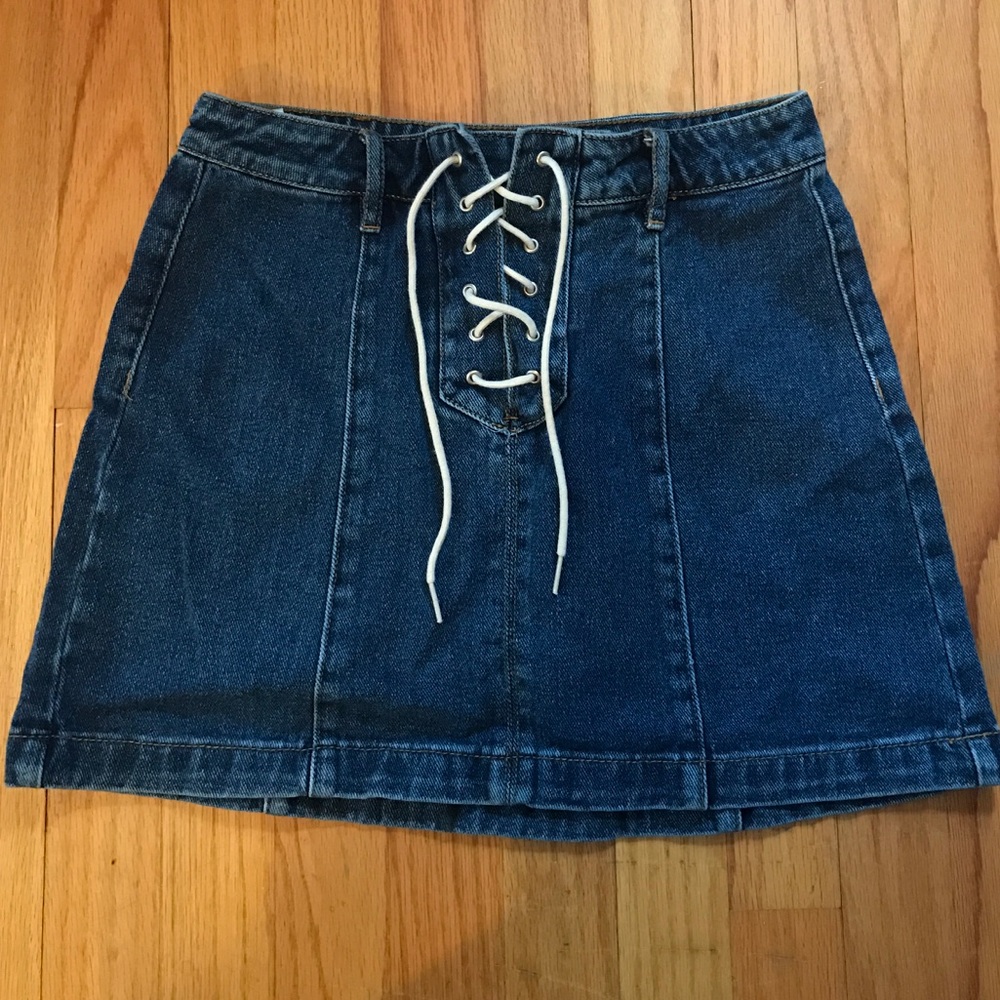 Kendall & Kylie Denim Skirt (25)